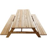 Picknickbord/Bänkbord 160x160x75cm Ädelgran | Adexa 572006