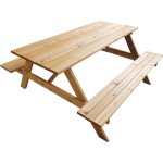 Picknickbord/Bänkbord 160x160x75cm Ädelgran | Adexa 572006