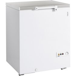 Frysbox 206 liter Lyftbart rostfritt lock & Belysning & Hjul & Lås | Adexa BD208SS