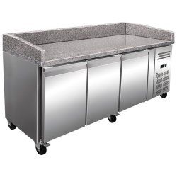 Pizzakylbänk Granit-topp 3 dörrar Djup 800mm | Adexa PZ36