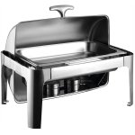 Premium Chafing Dish Rulltopp GN1/1 Rostfritt stål Spegelfinish 9 liter | Adexa RA2301B