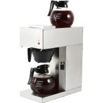 Professionell Kaffebryggare 1 kanna 2 värmeplattor Rostfritt stål | Adexa RB286W